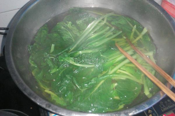 小白菜牛肉丸子汤的做法图解4