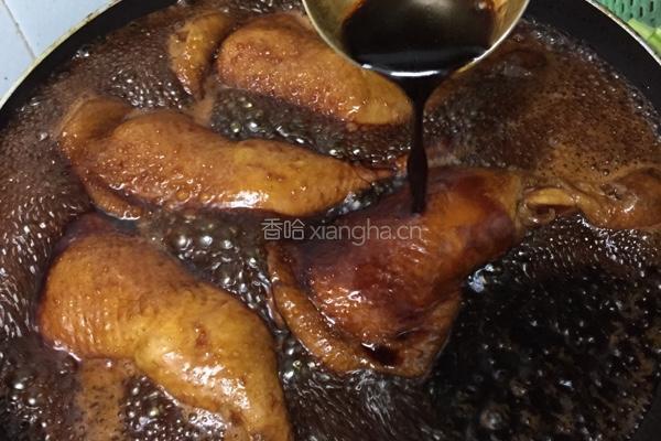 简易䜴油鸡腿的做法图解5