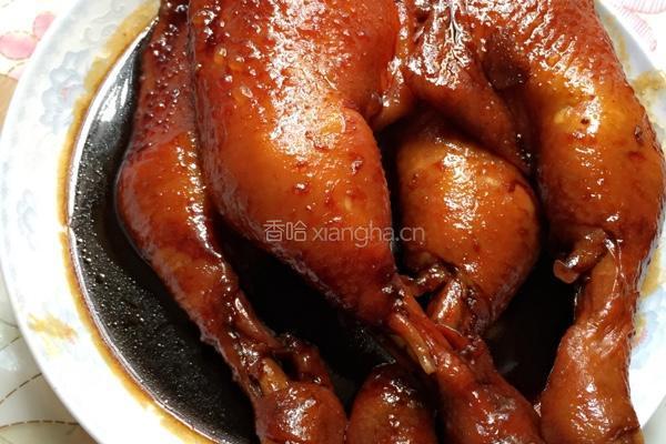简易䜴油鸡腿的做法图解7