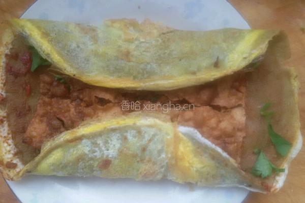 杂粮煎饼。的做法图解9