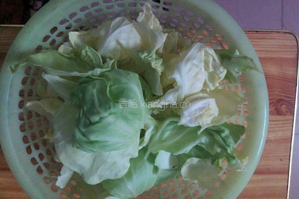 手撕包菜的做法图解3