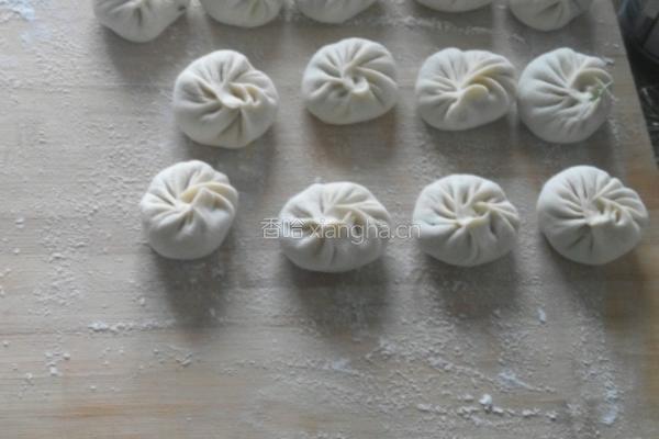 沙葱包子的做法图解3