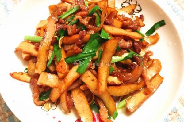香干炒肉丝的做法图解7