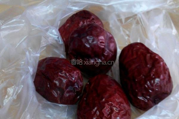 玫瑰紅棗糕的做法图解1