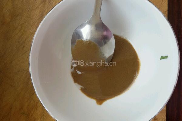 自制麻酱凉粉。的做法图解3
