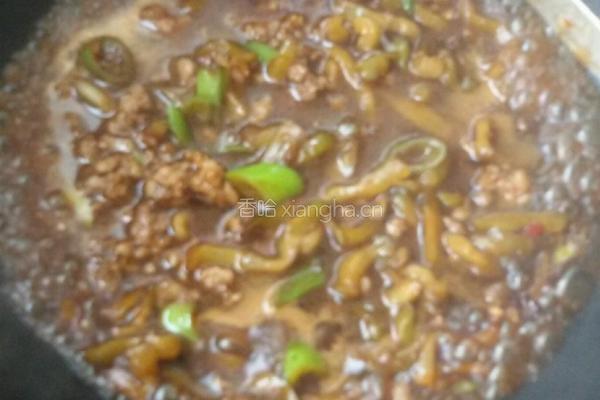 榨菜羊肉氽莜面条。的做法图解4