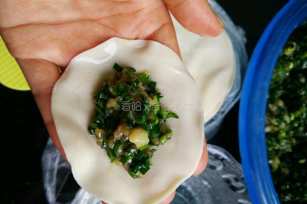 韭菜饺子的做法图解5
