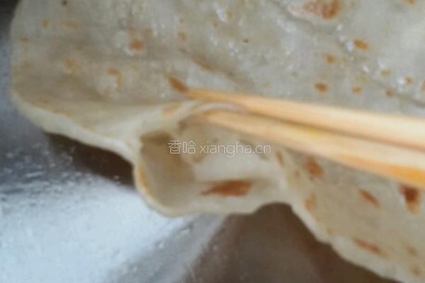 鸡蛋灌饼。的做法图解4