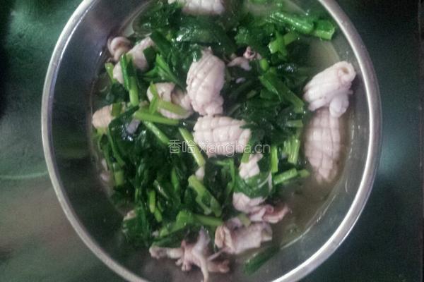 久菜炒鱿鱼