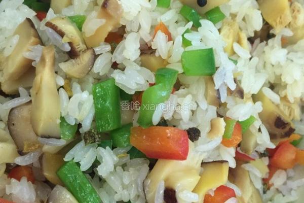 花椒炒饭的做法图解4