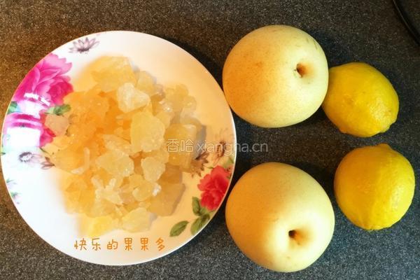 冰糖雪梨果酱的做法图解3