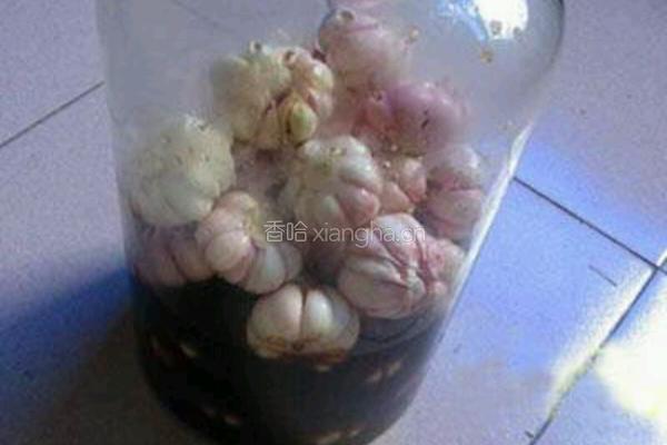 腌糖蒜的做法图解4
