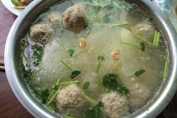 冬瓜肉丸汤的做法图解6