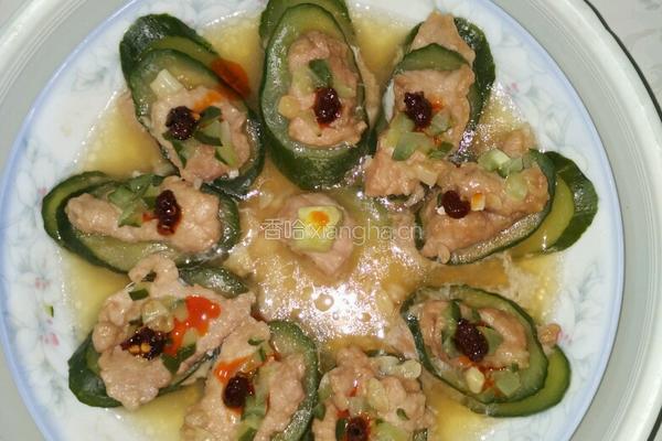 青瓜蒸肉片的做法图解5