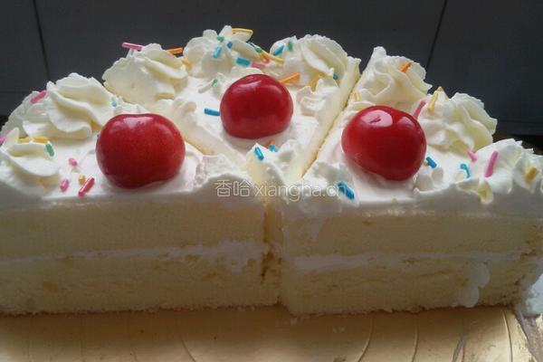 生日蛋糕。的做法图解11