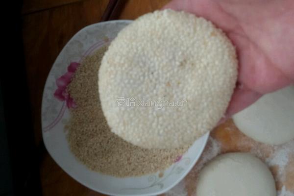 开口空心烧饼。的做法图解4