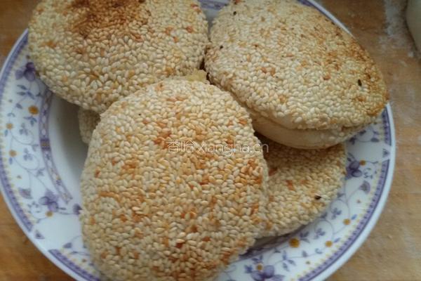 开口空心烧饼。的做法图解7