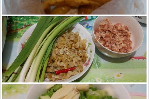 肉沫炒黄瓜干的做法图解1