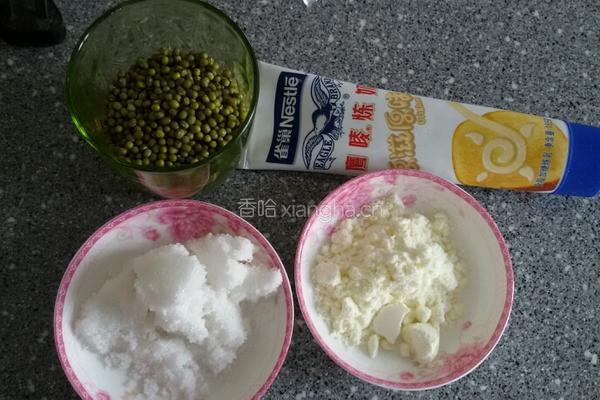 绿豆沙冰棍。的做法图解1
