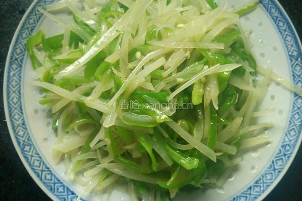 青椒土豆丝的做法图解9