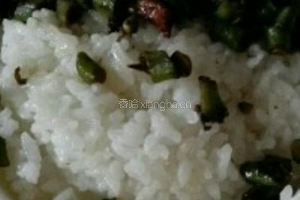 肉末橄榄菜豇豆角的做法图解4