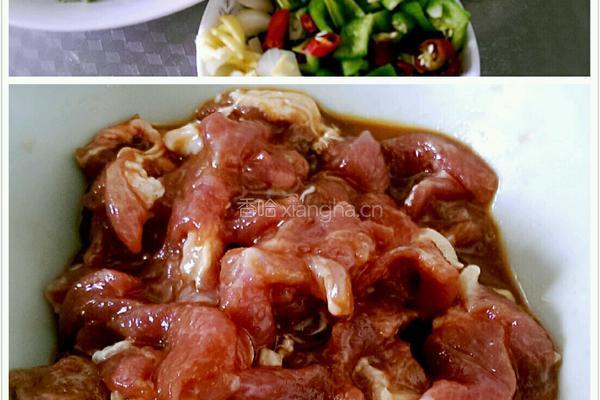 风味豇豆炒肉的做法图解2