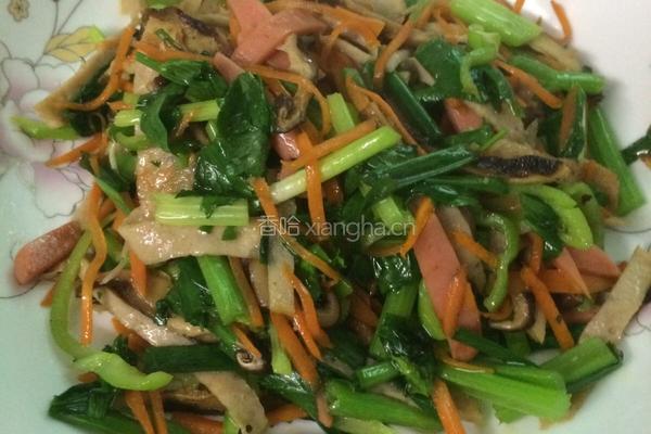 三丝鸡蛋炒米粉的做法图解5