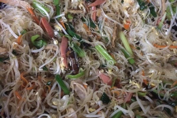 三丝鸡蛋炒米粉的做法图解11