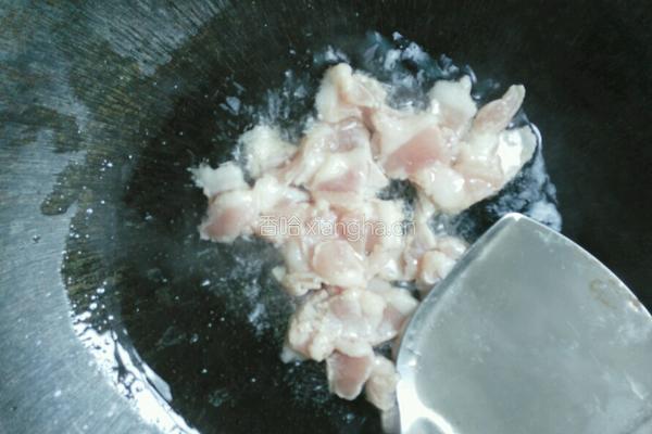 香菇芹菜炒肉的做法图解4