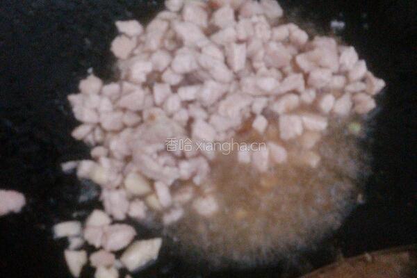 榄菜肉碎炒豆角的做法图解3