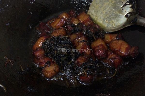 马兰干烧肉的做法图解9