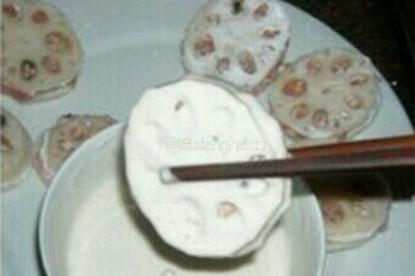 香煎藕饼的做法图解5