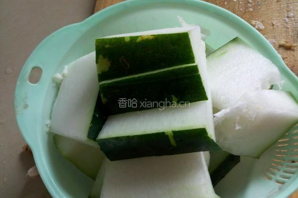 滑肉冬瓜汤的做法图解3