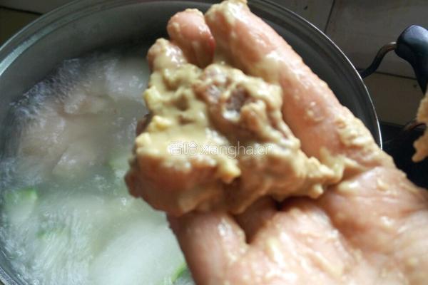 滑肉冬瓜汤的做法图解8