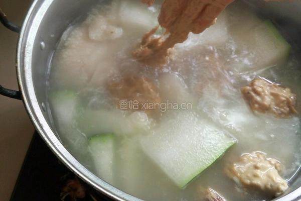 滑肉冬瓜汤的做法图解9