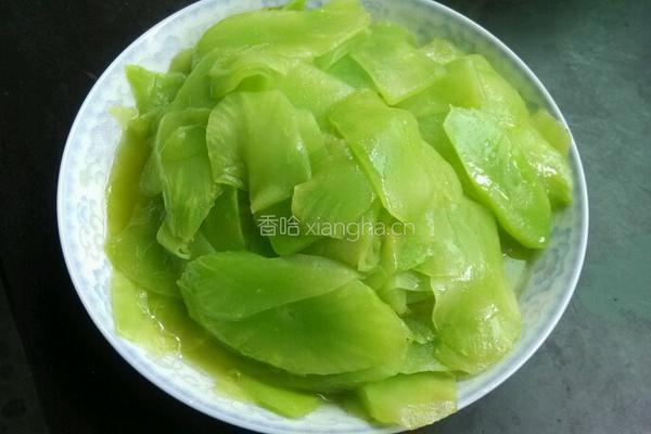 莴笋的做法图解3