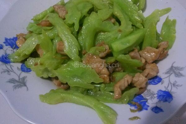 苦瓜炒肉的做法图解5