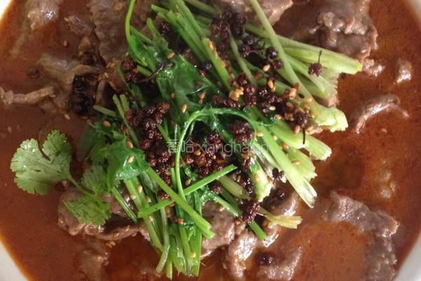 水煮牛肉片的做法图解7