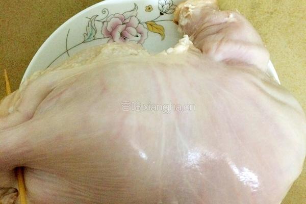 猪肚包鸡的做法图解5