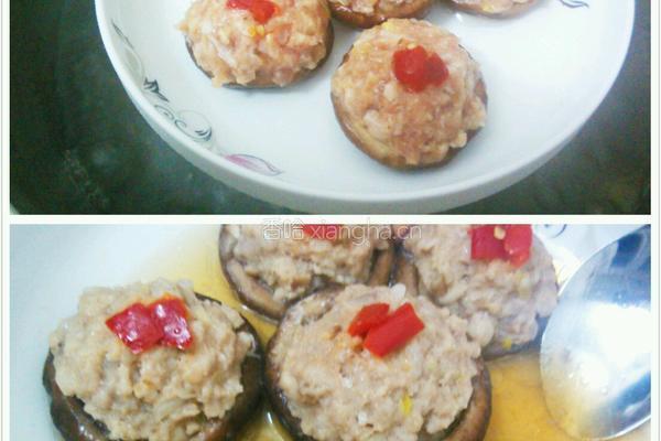 鲜肉香菇酿的做法图解8
