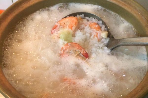 干贝海鲜粥的做法图解7