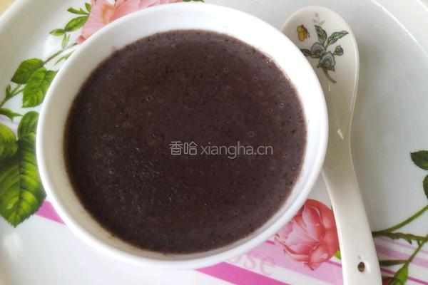 黑豆黑米糊的做法图解6