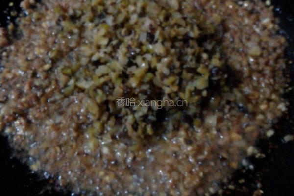 肉沫炒饭的做法图解4