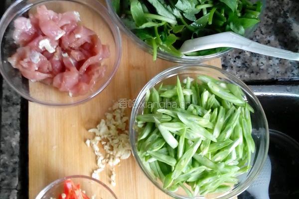 四季豆炒肉片