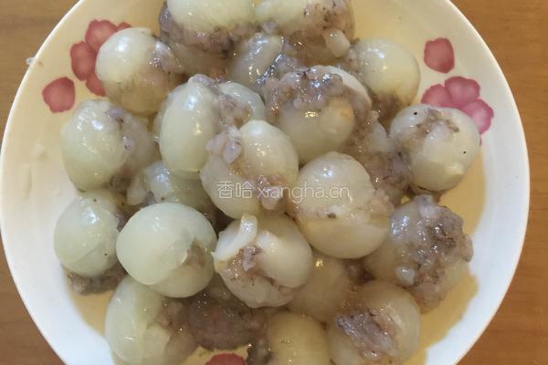 荔枝虾球的做法图解2
