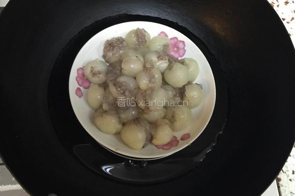 荔枝虾球的做法图解3