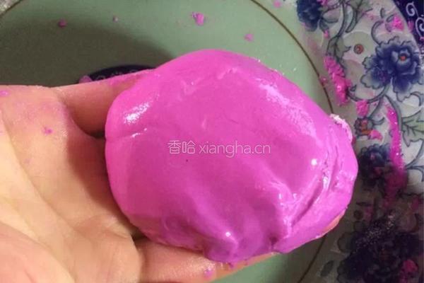 红心火龙果汤圆的做法图解2