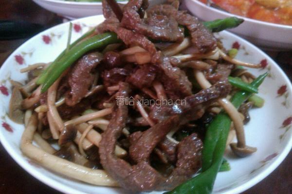 茶树菇炒牛柳的做法图解7