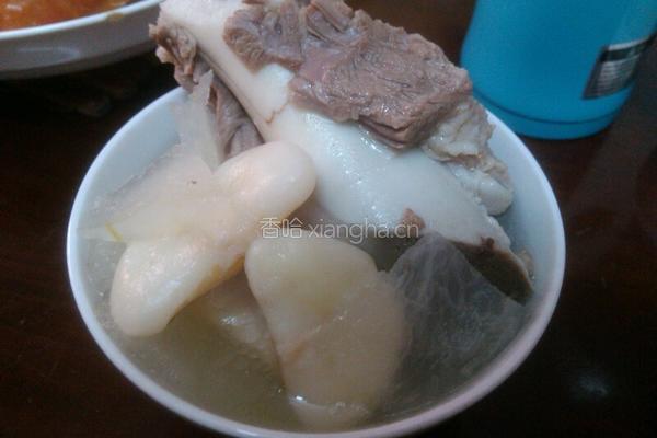 菱角冬瓜煲筒骨的做法图解4