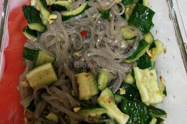 凉拌黄瓜红薯粉的做法图解5